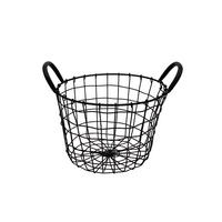 KORB - Schwarz, KONVENTIONELL, Metall (25/18cm)