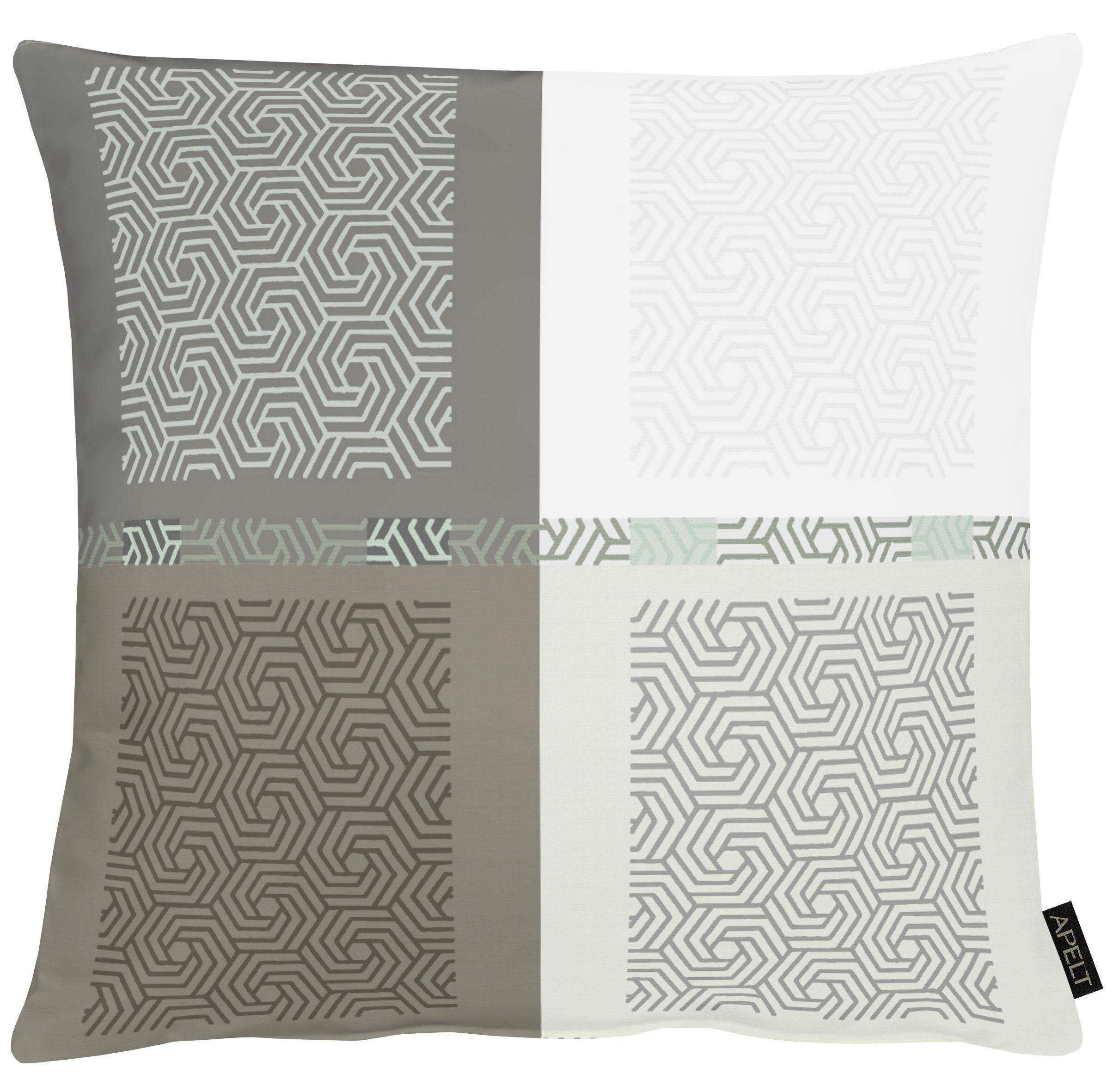 KISSENHÜLLE Loft Style 49/49 cm  - Braun/Weiß, Basics, Textil (49/49cm) - Ambiente