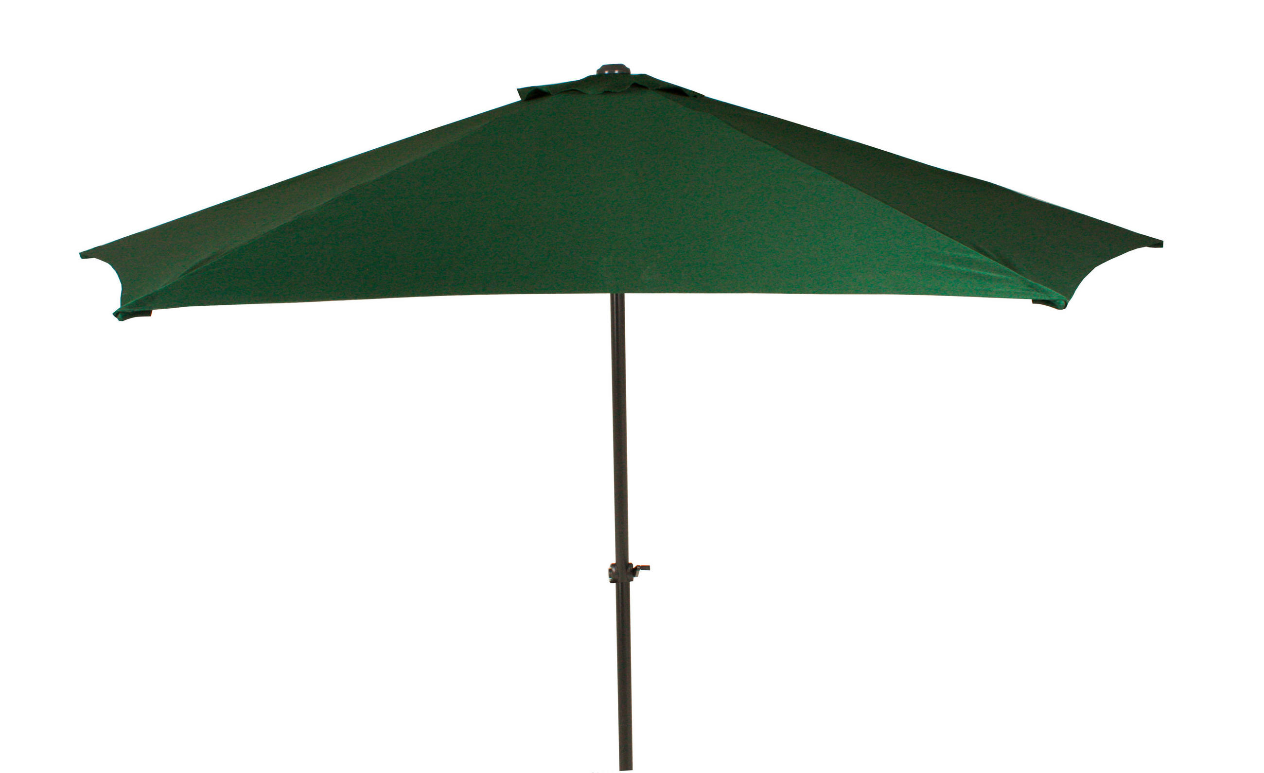 SONNENSCHIRM 295 cm Grün  - Grau/Grün, MODERN, Textil/Metall (295/250cm) - Gardenson