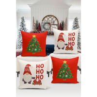 KISSENBEZUG-SET Artfchrst4-79 43/43 cm  - Multicolor, Basics, Textil (43/43cm) - X-Mas