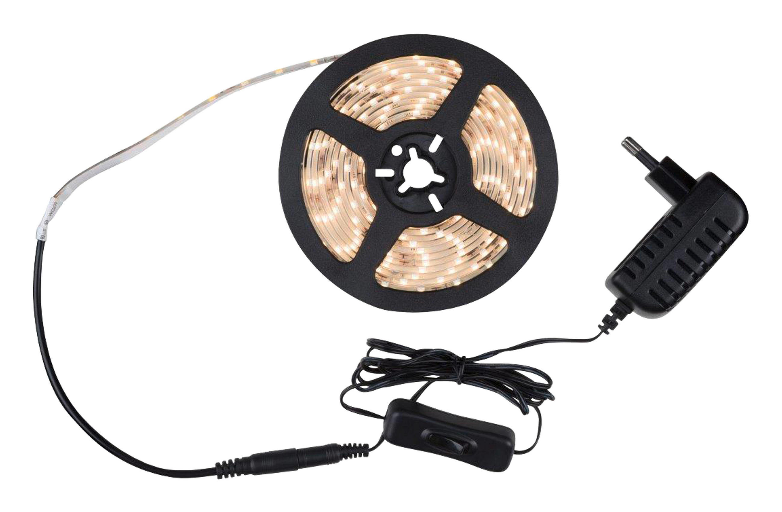 BANDĂ CU LED 300 cm  - alb, Basics, plastic (300cm) - Xora
