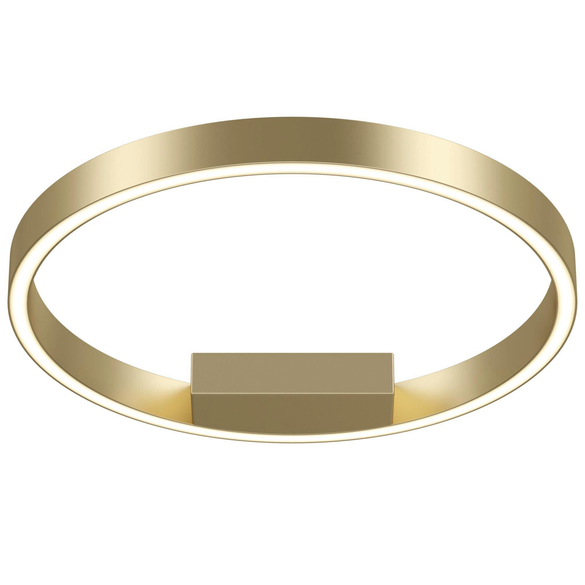 DECKENLEUCHTE Modern 40/3,5 cm   - Messingfarben, Trend, Metall (40/3,5cm) - MAYTONI