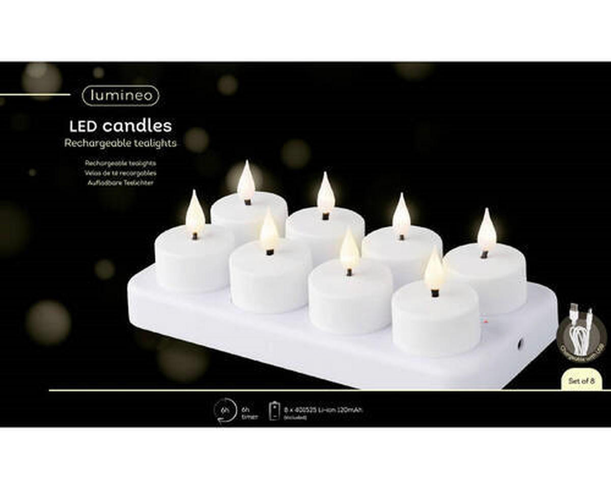 TEELICHT MIT LED 4/4,5 cm  - Basics (4/4,5cm)