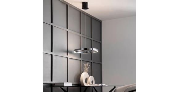 LED-HÄNGELEUCHTE 50/50-200 cm - Klar, Trend, Kunststoff/Metall (50/50-200cm) - Dieter Knoll