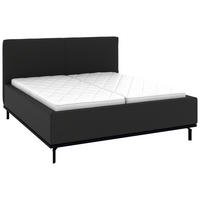 POLSTERBETT 180/200 cm,  in Anthrazit, Matratze, Lattenrost, Bettkasten, H2 + H2 = mittel  - Anthrazit/Graphitfarben, Design, Holz/Textil (180/200cm) - Musterring