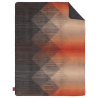 DEKORATIVNA ODEJA 150/200 cm antracit, oranžna  - oranžna/antracit, Basics, tekstil (150/200cm) - Novel