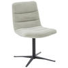 STUHL - Greige/Schwarz, Design, Textil/Metall (52/88/66cm) - Dieter Knoll
