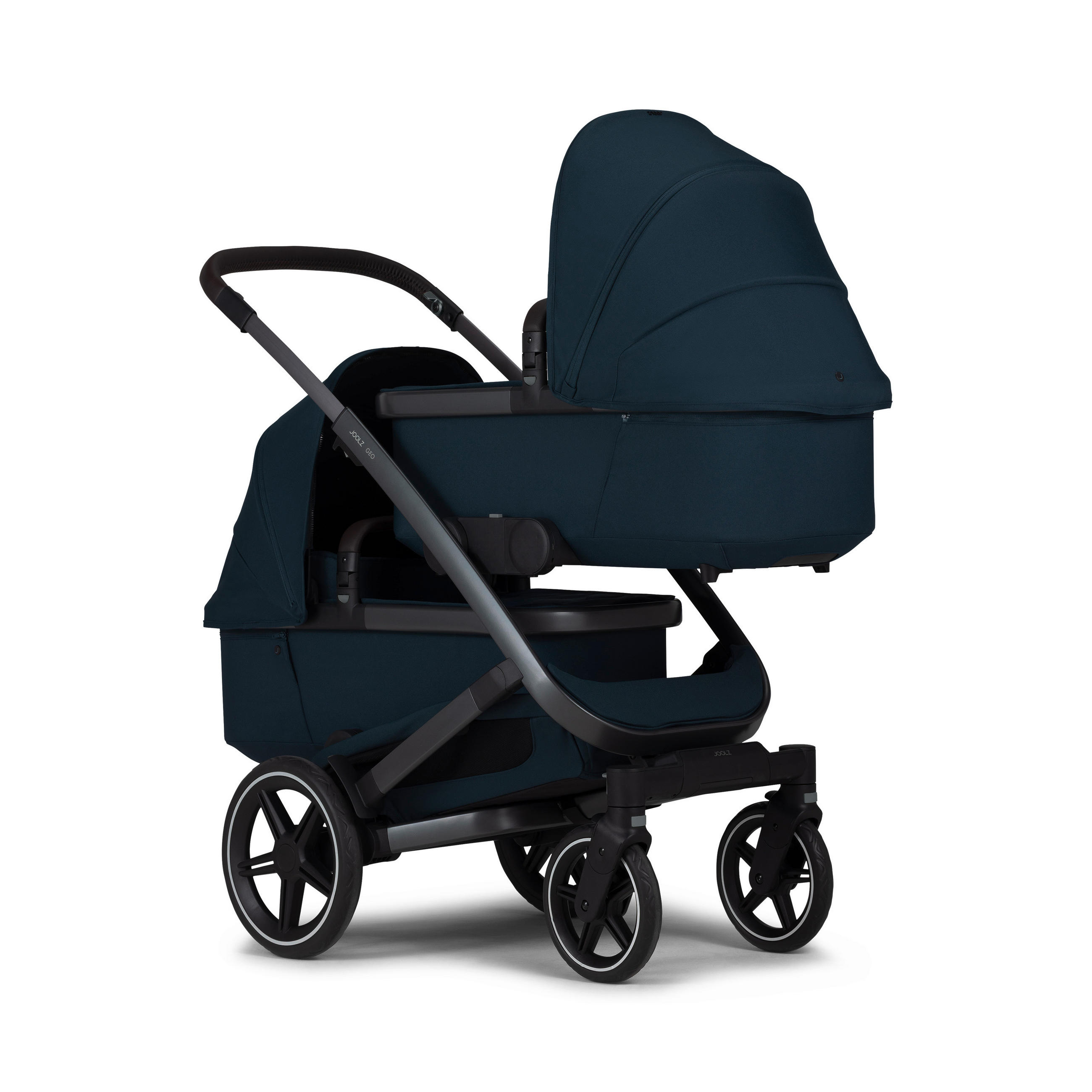LIEGEWANNE Geo3  - Dunkelblau, Basics, Textil/Metall - Joolz