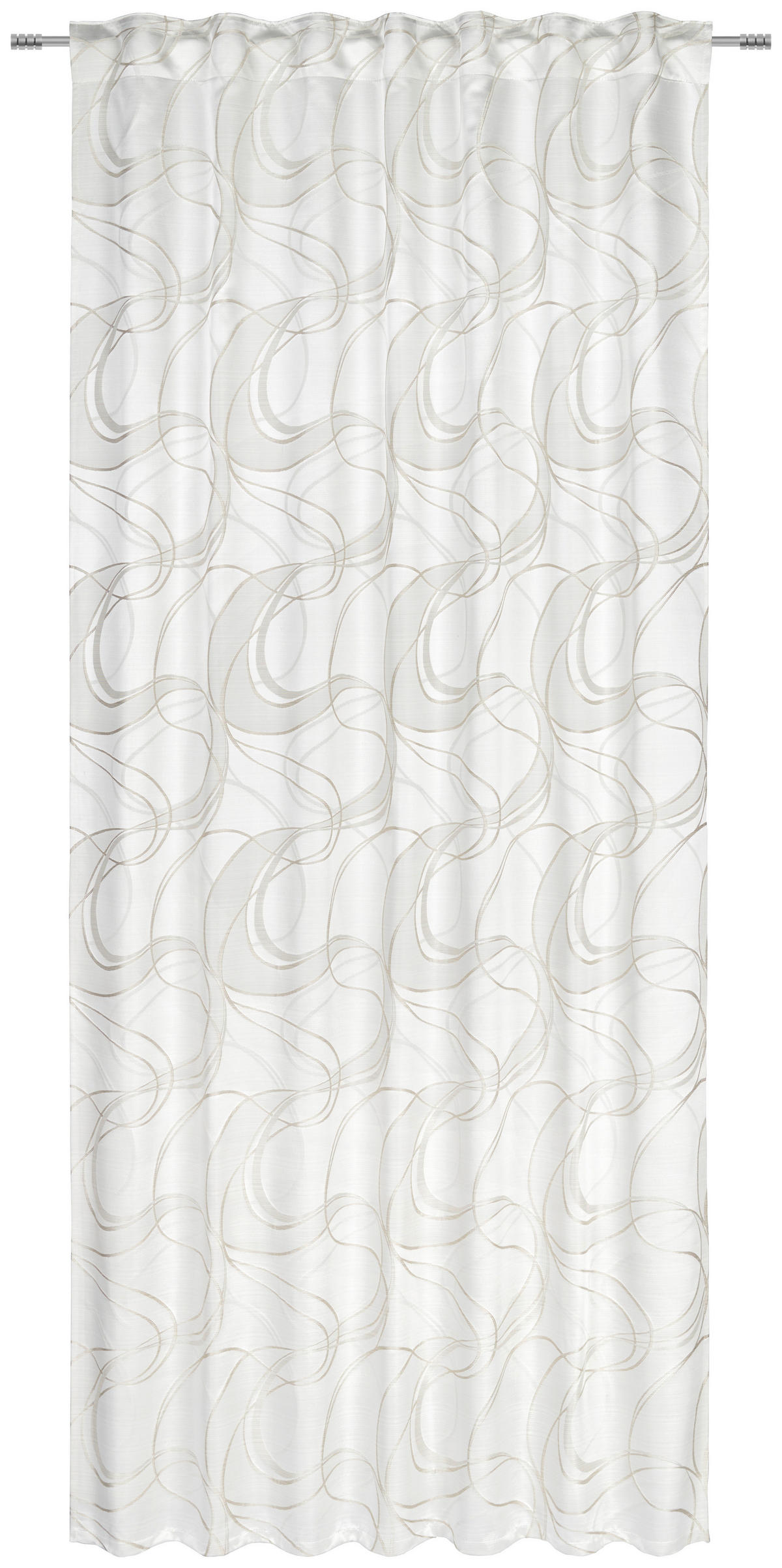 KÉSZFÜGGÖNY részben fényzáró  - bézs, Konventionell, műanyag (140/245cm) - Esposa