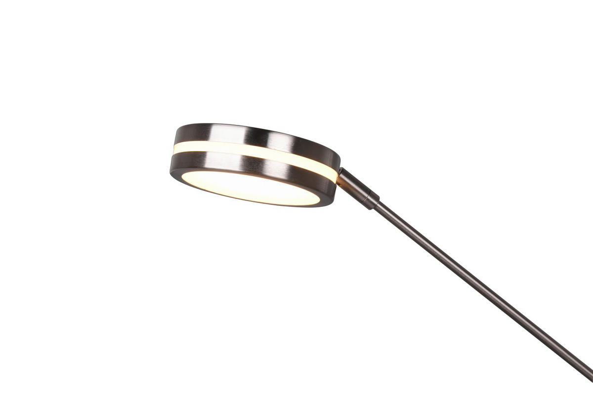 LED-STEHLEUCHTE - Nickelfarben, Basics, Metall (35,2/181cm) - Trio Leuchten
