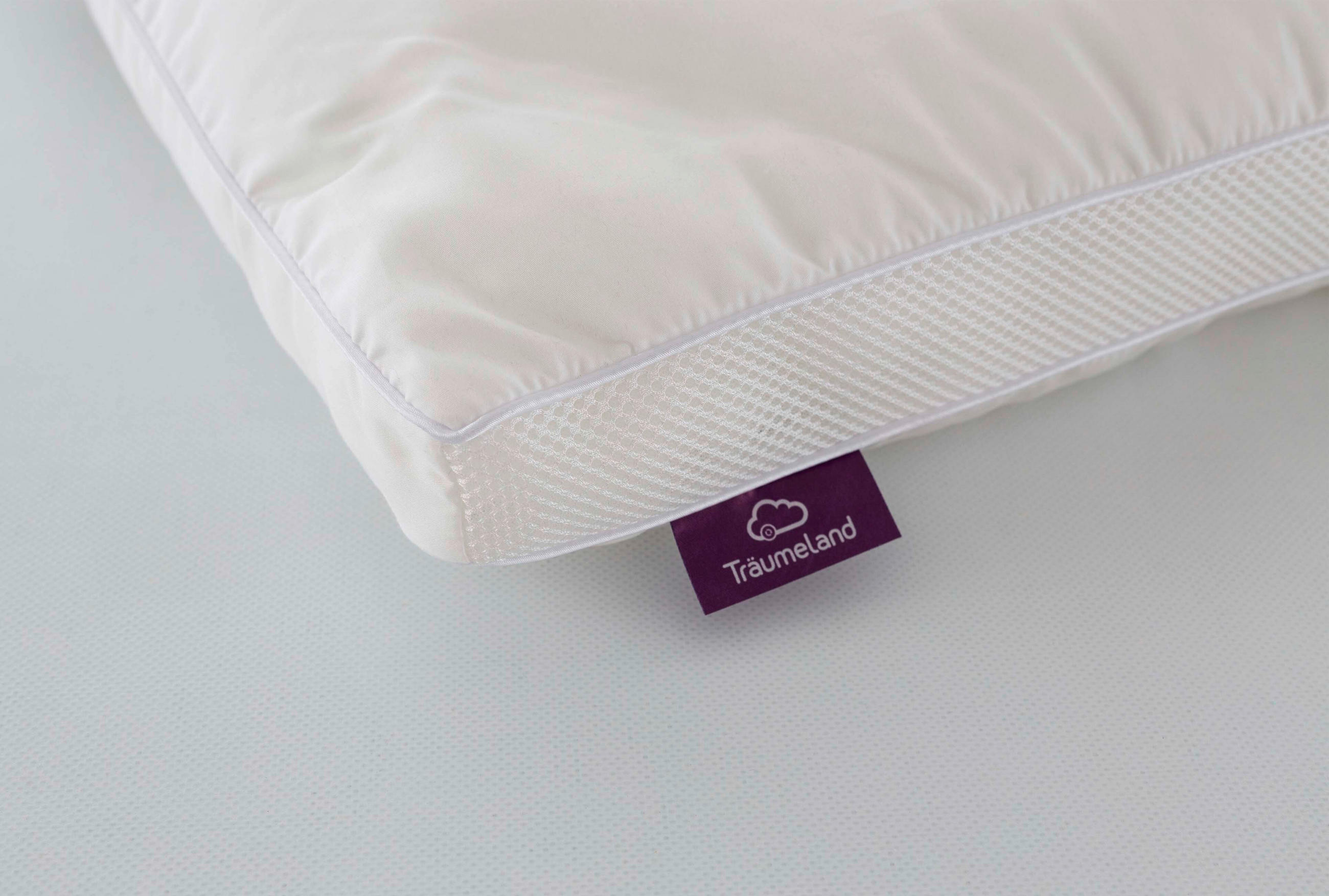 Thumbnail - Träumeland Babykissen Sabbia Maxi, Weiß, Textil, Füllung: Hohlfaser, 40x5x80 cm, Oeko-Tex® Standard 100, Schlafen, Babyb...