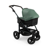 KOMBIKINDERWAGEN mono4 2-in-1 Kombikinderwagen  - Schwarz/Olivgrün, Basics, Textil/Metall (57/111/108cm) - TFK
