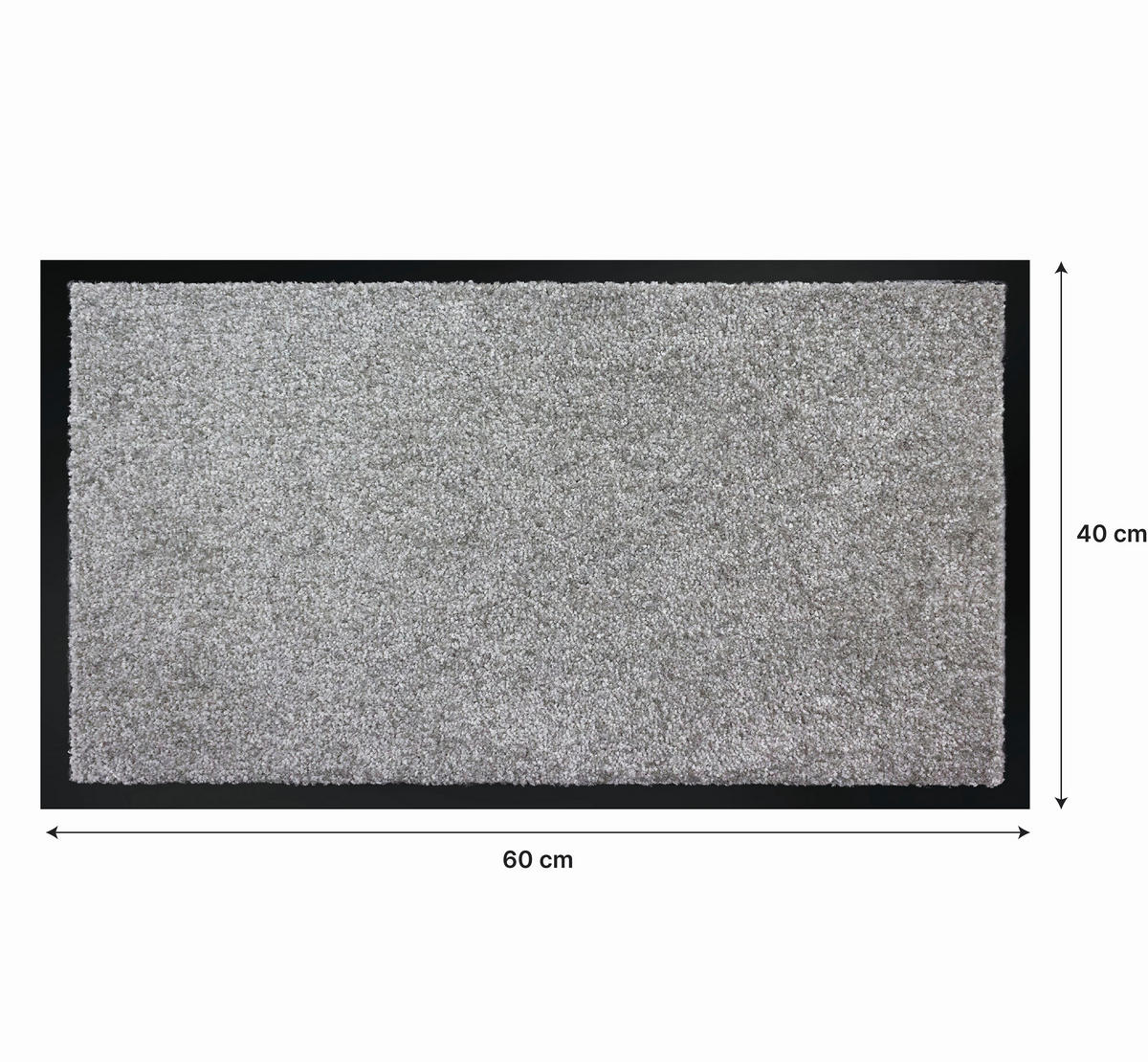 SZENNYFOGÓ SZŐNYEG - világosszürke, Basics, műanyag (90/0,9/150cm)