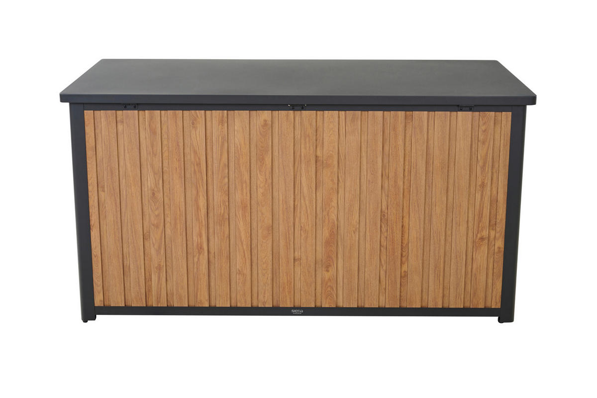 KISSENBOX 59/75/135 cm  - Braun, MODERN, Metall (59/75/135cm) - Siena Garden