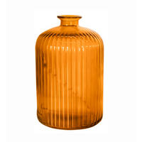 VÁZA  - sárga, Basics, üveg (23cm)