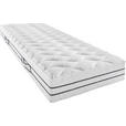 KALTSCHAUMMATRATZE 80/200 cm Höhe ca. 24 cm  - Weiß, Basics, Textil (80/200cm) - Sleeptex