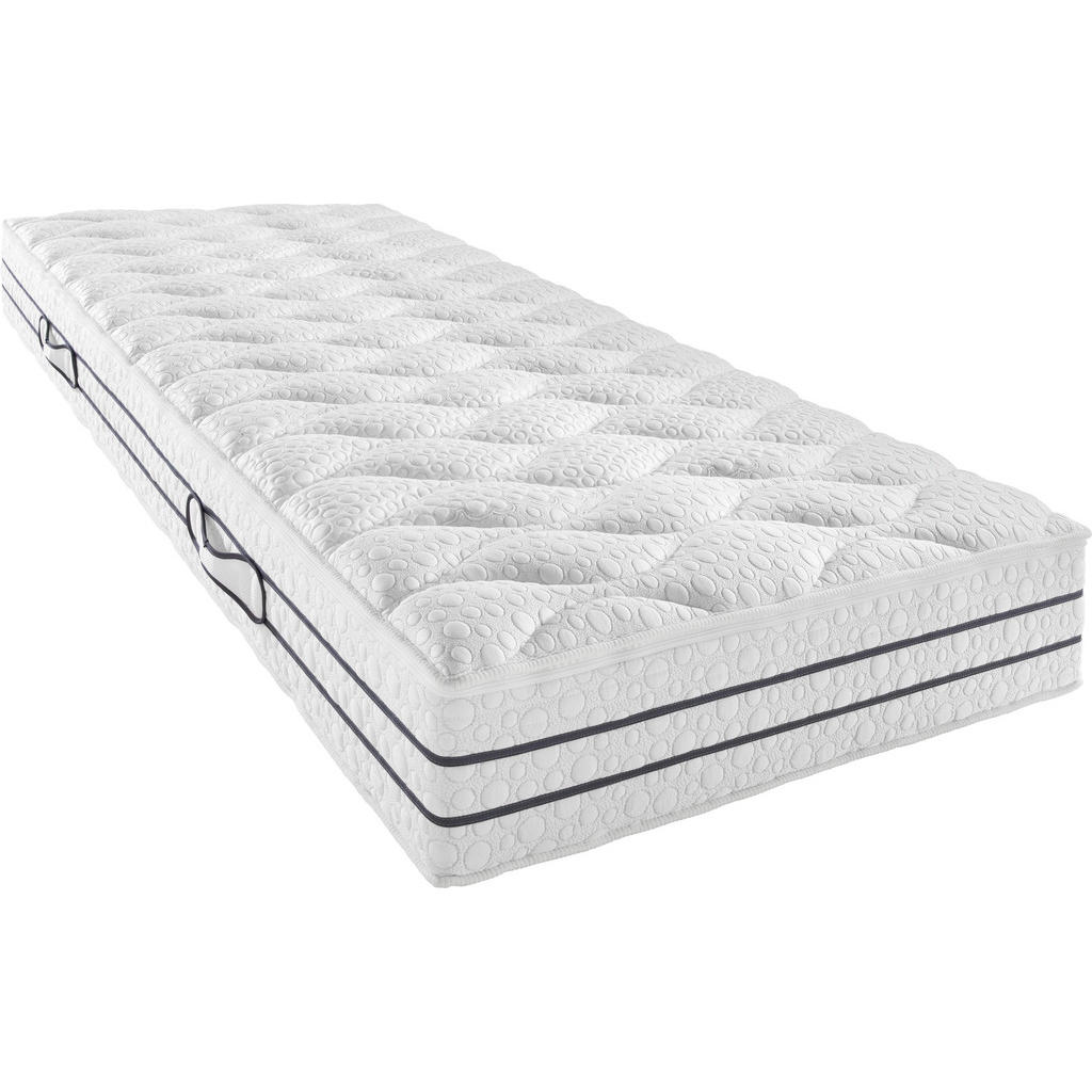 Thumbnail - FAN Taschenfederkernmatratze, Weiß, Textil, H3, rechteckig, 180x200 cm, Textiles Vertrauen - Oeko-Tex®, Härtegradauswahl...