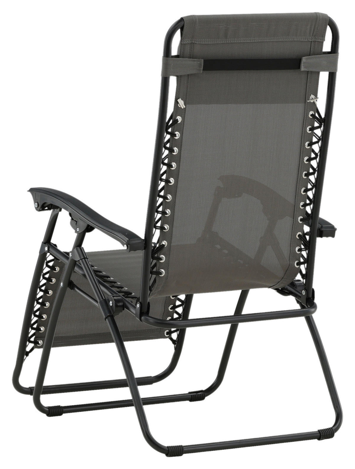 GARTEN-RELAXSESSEL 68/112/90 cm  - Grau, KONVENTIONELL, Kunststoff/Textil (68/112/90cm) - Gardenson
