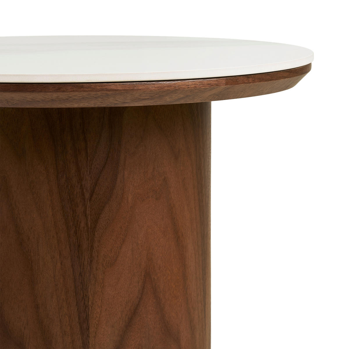 BEISTELLTISCH in Holz, Holzwerkstoff 40/40/38 cm  - Eschefarben, Design, Holz/Keramik (40/40/38cm) - MID.YOU