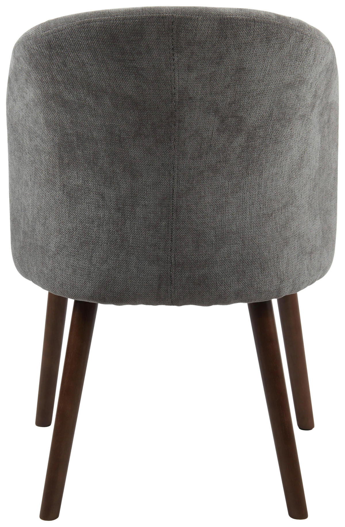 STOLICA  siva  drvo, metal, tekstil      - siva/boje hrasta, Moderno, drvo/metal (53/87/58cm) - Livetastic
