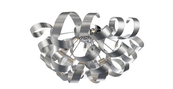 LED-DECKENLEUCHTE - Alufarben, Design, Metall (70/40cm) - Ambiente