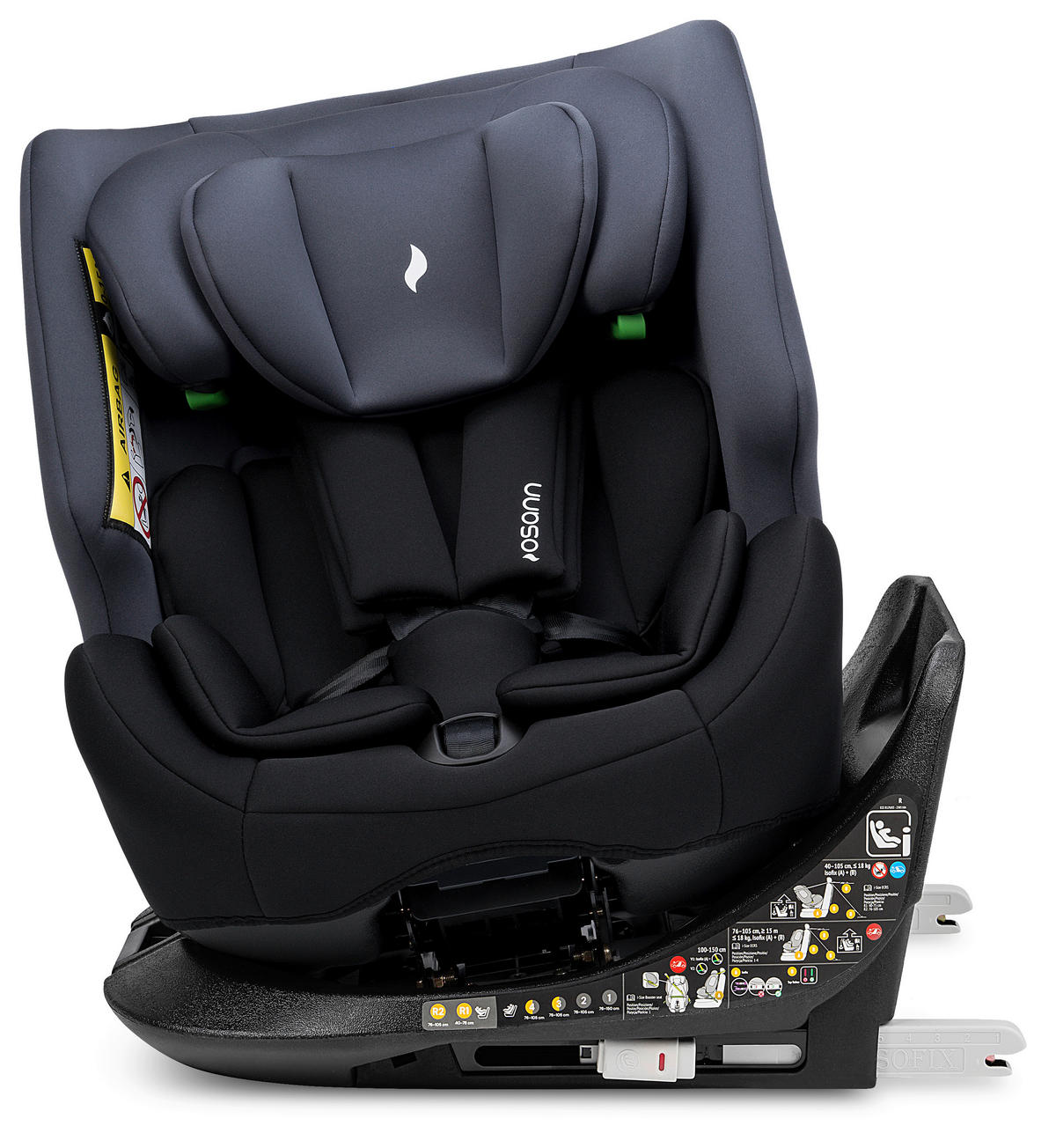 REBOARDER-KINDERSITZ  - Schwarz, KONVENTIONELL, Kunststoff (43/58/48,5cm)