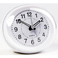 WECKER Weiß 9,5/7,5/4,5 cm  - Weiß, Basics, Kunststoff (9,5/7,5/4,5cm)