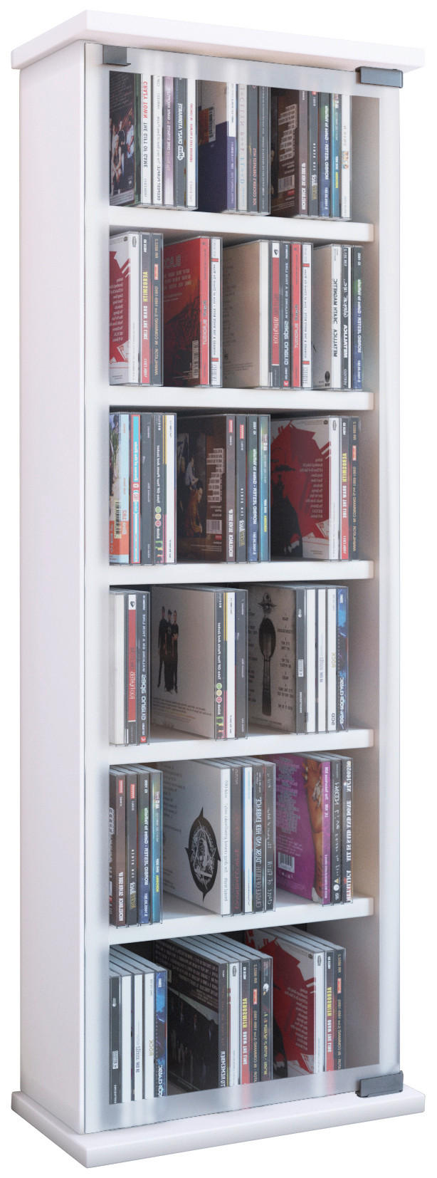 CD-HYLLA 31/92/18 cm  - vit, Klassisk, trämaterial/glas (31/92/18cm) - MID.YOU