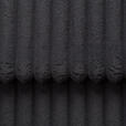 SCHLAFSOFA Cord Schwarz Rückenkissen, Armlehnenkissen, Bettkasten, Schlaffunktion, Rücken echt, Liegefläche im Originalstoff  - Schwarz, KONVENTIONELL, Kunststoff/Textil (211/96/105cm) - Carryhome