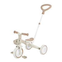 DREIRAD LEARNING TRIKE 2in1 PLUS ECO  - Taupe, Basics, Kunststoff (62.2/42,1/84,3kg) - GLOBBER