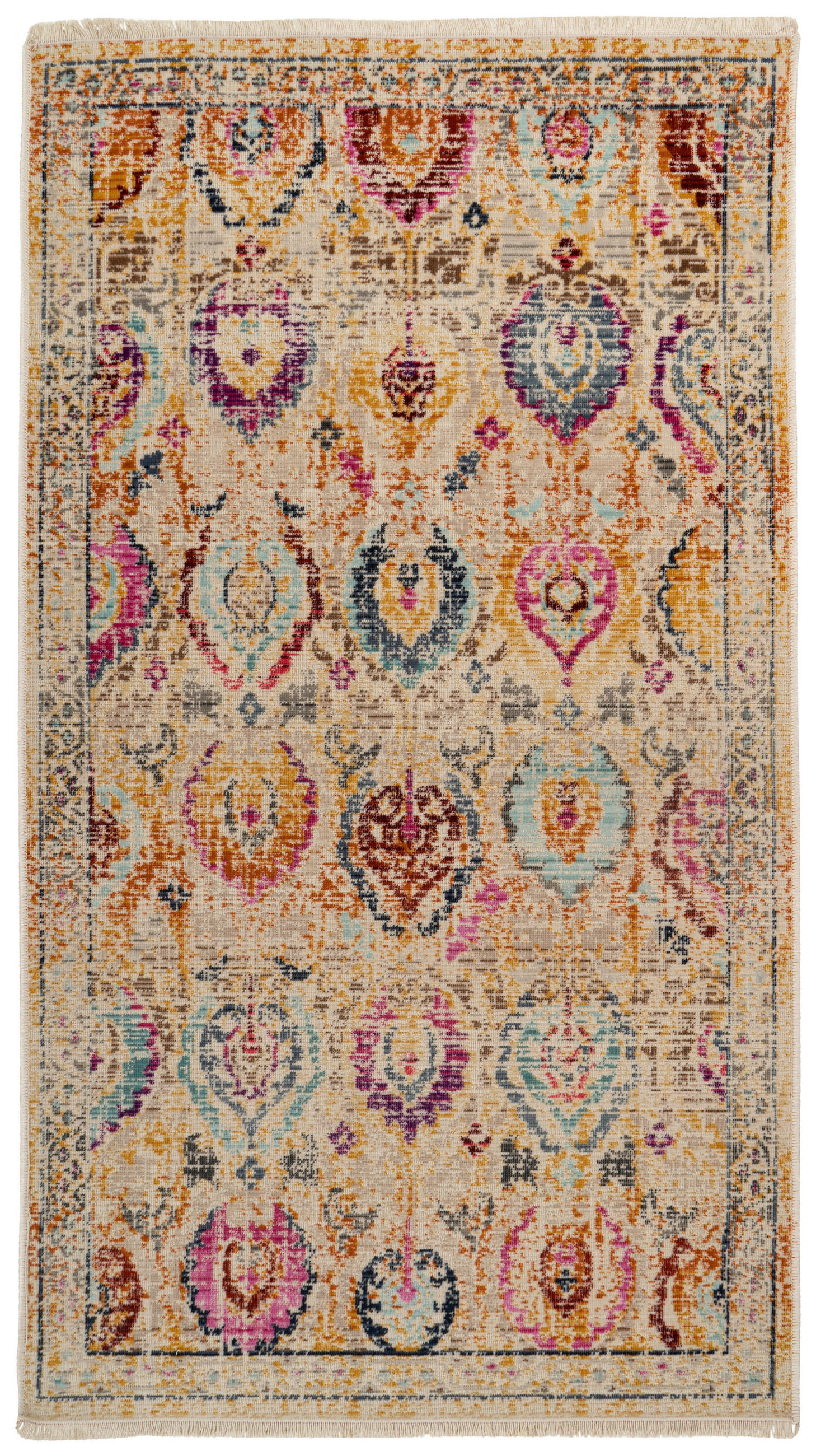 ORIENTTEPPICH 80/150 cm CHARU Multicolor  - Multicolor, KONVENTIONELL, Textil (80/150cm)