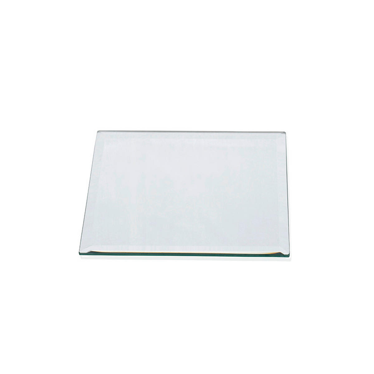 DEKORATIONSFAT    - silver, Basics, glas (15/15/0,5cm)