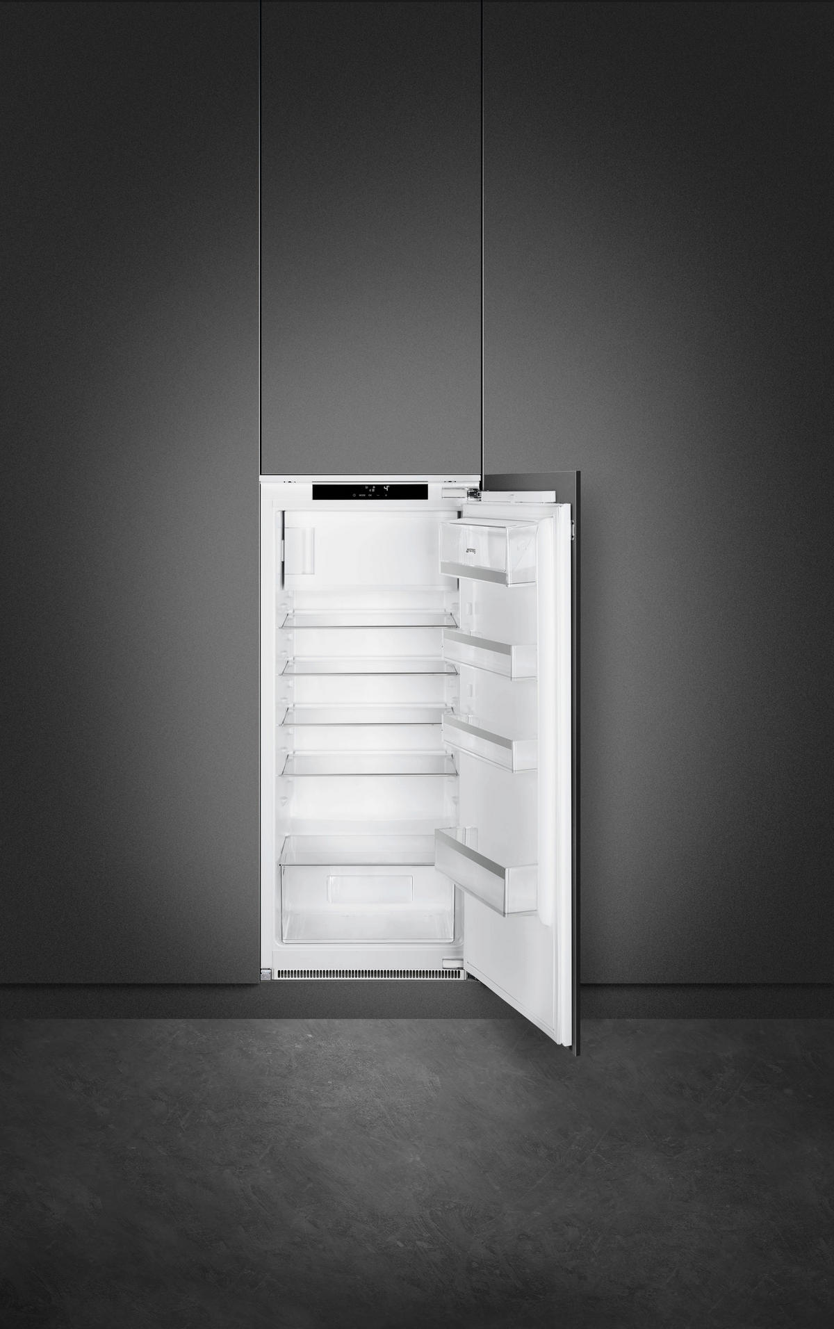 KÜHLSCHRANK 55,6/122,4/54,9 cm S8C124DE1  - Weiß, Basics, Metall (55,6/122,4/54,9cm) - SMEG