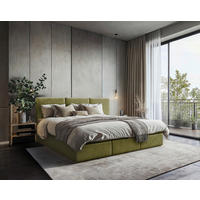 FAMILIENBETT - Schwarz/Grün, MODERN, Holz/Kunststoff (210/200cm) - MID.YOU