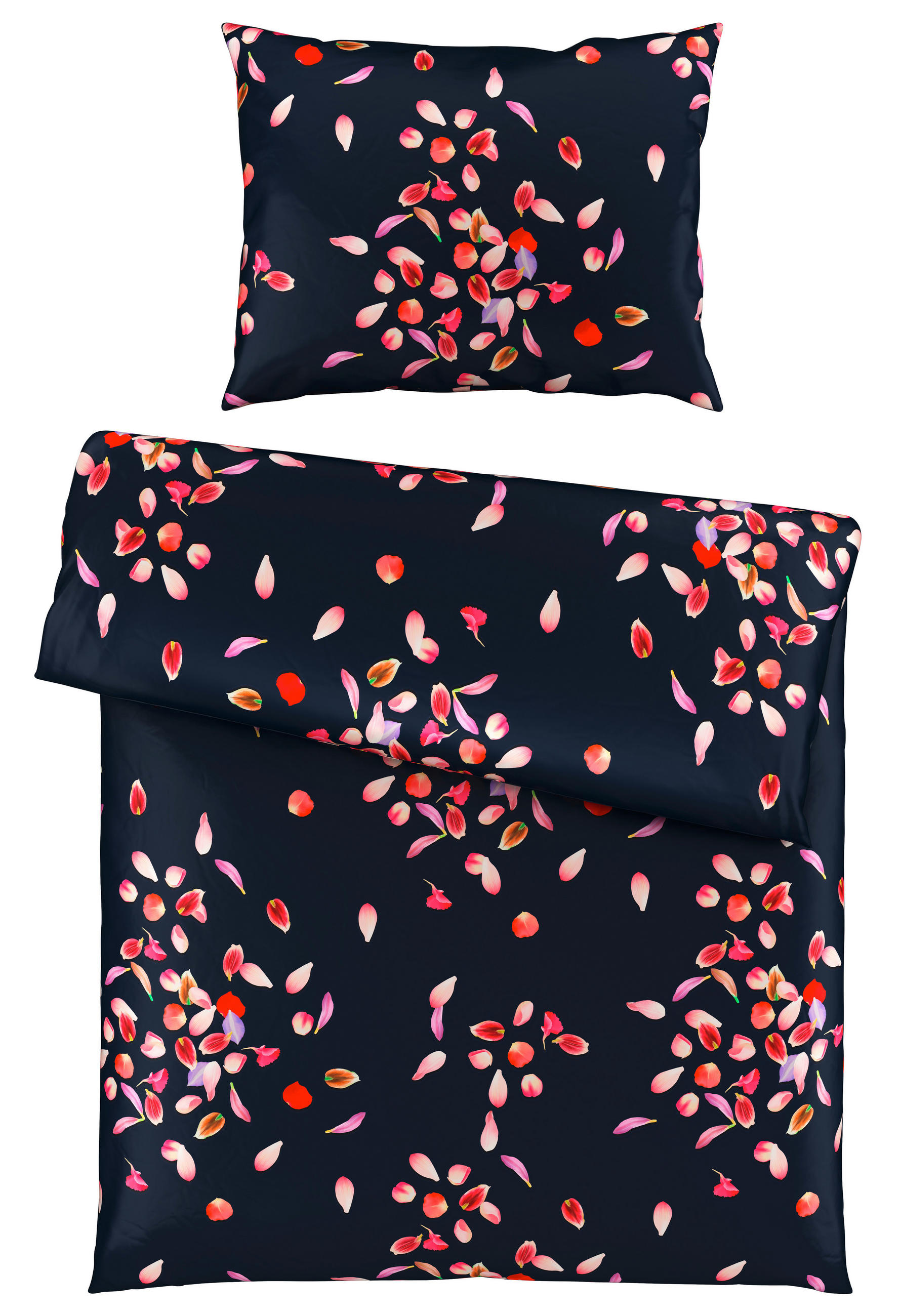 POSTELJINA SA DVA LICA AURORE 140/200 cm saten plava  - plava, Konvencionalno, tekstil (140/200cm) - Esposa