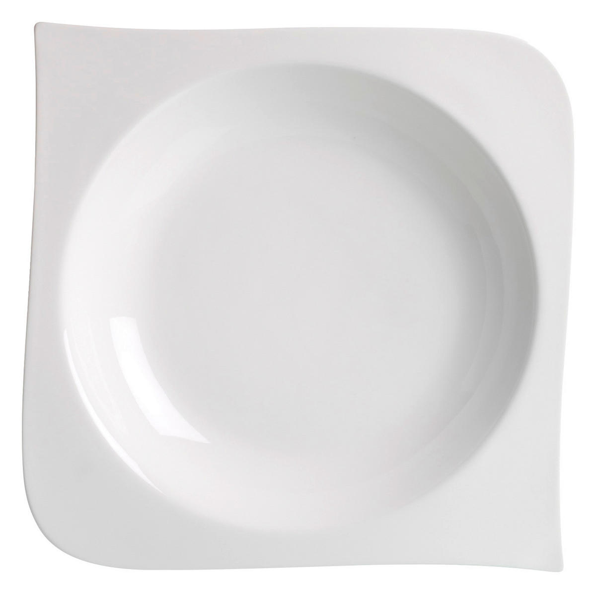 SUPPENTELLER Melodie 21 cm   - Weiß, Design, Keramik (21cm) - Ritzenhoff Breker