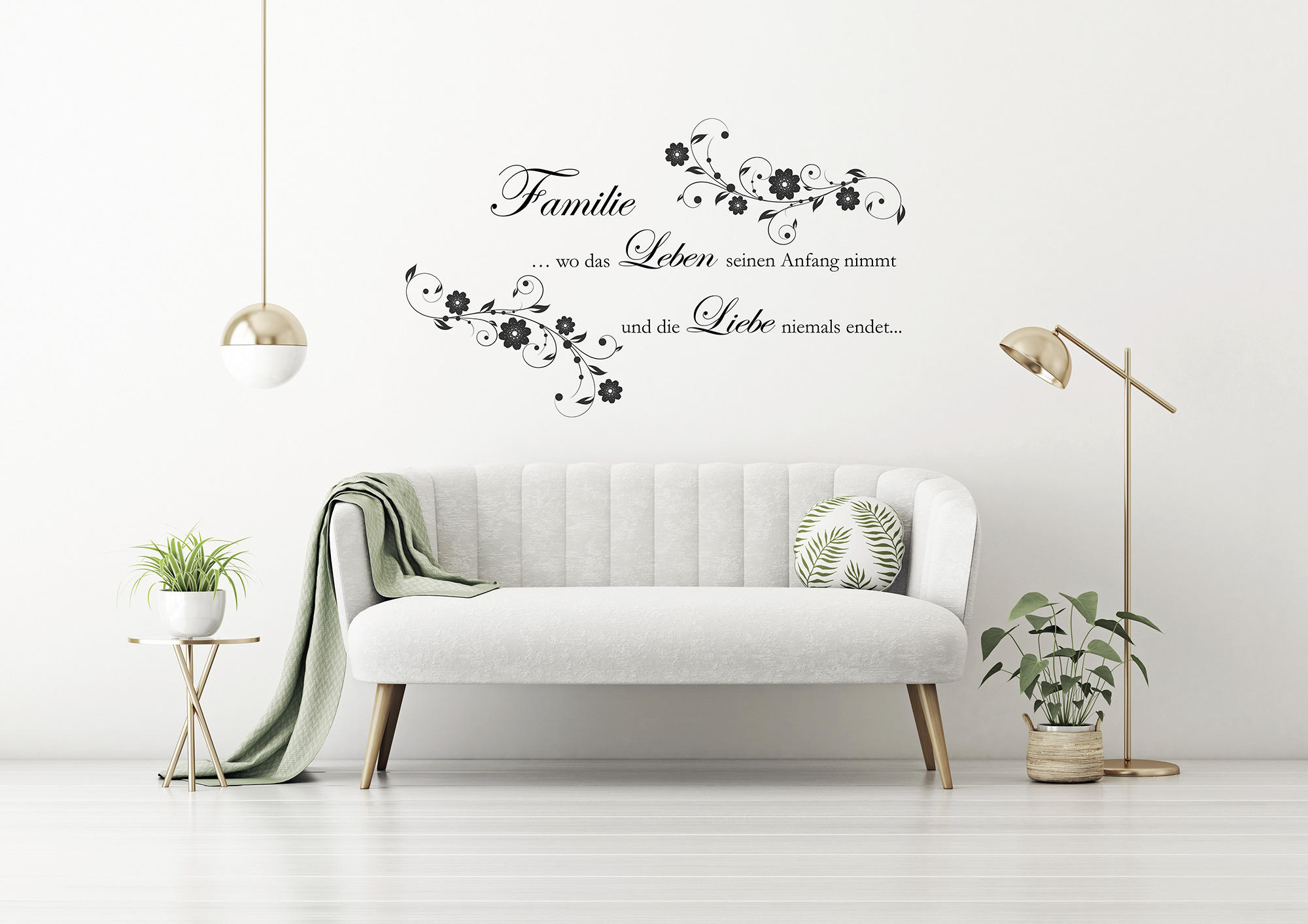WANDTATTOO 50/70 cm     - Multicolor, Basics, Kunststoff (50/70cm)