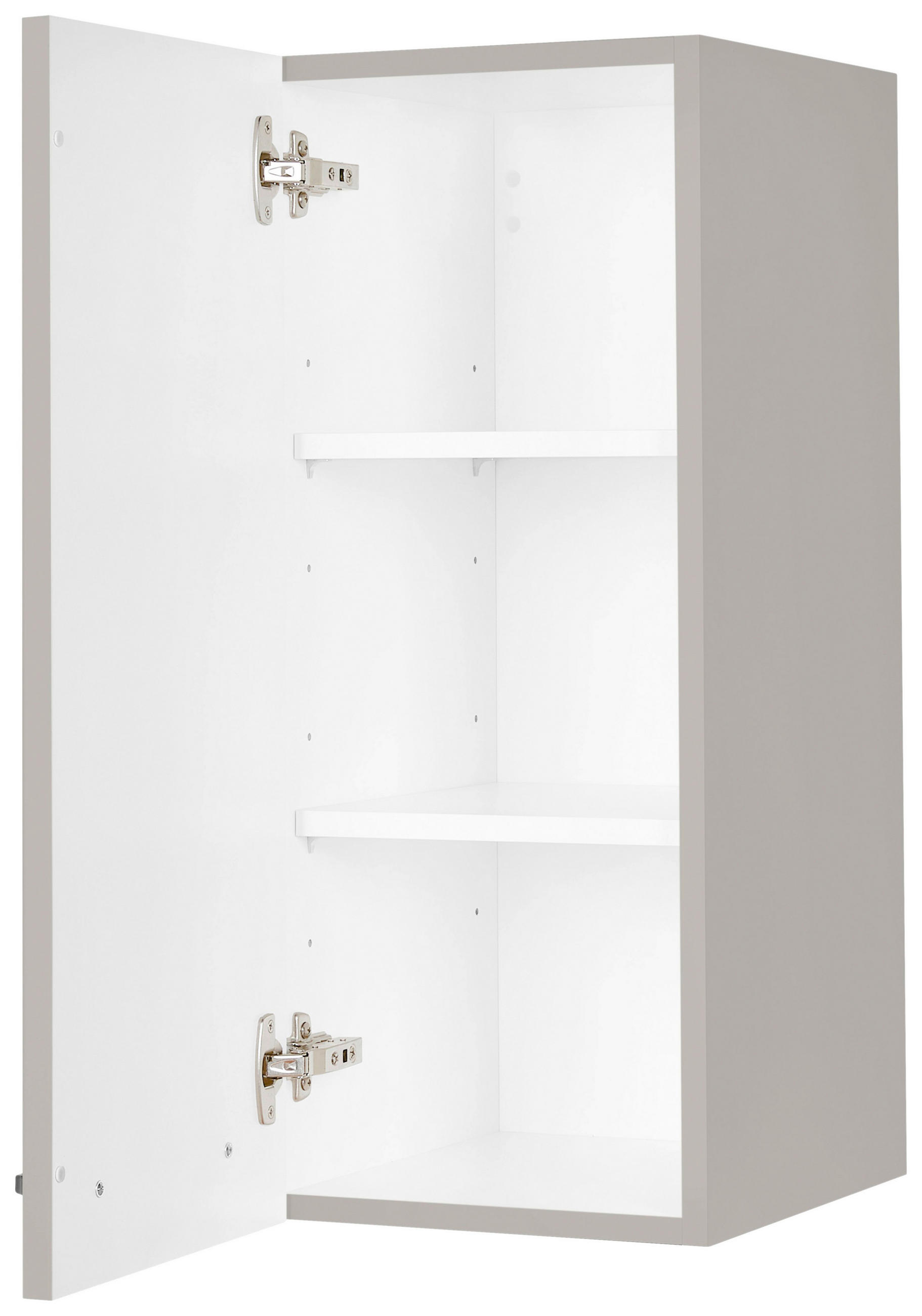 KÜCHENOBERSCHRANK 30/72/35 cm  in Grau  - Edelstahlfarben/Grau, MODERN, Holzwerkstoff/Metall (30/72/35cm) - Nobilia