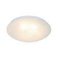LED-DECKENLEUCHTE 26/8 cm   - Alabasterfarben/Weiß, Basics, Kunststoff/Metall (26/8cm) - Boxxx