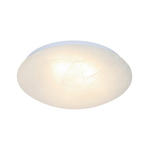 LED-DECKENLEUCHTE 26/8 cm   - Alabasterfarben/Weiß, Basics, Kunststoff/Metall (26/8cm) - Boxxx