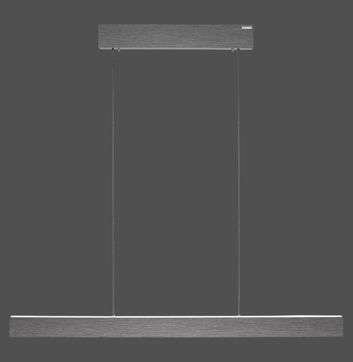 LED-PENDELLEUCHTE 120/8,2/240 cm  - Grau, Design, Kunststoff/Metall (120/8,2/240cm) - Neuhaus PURE