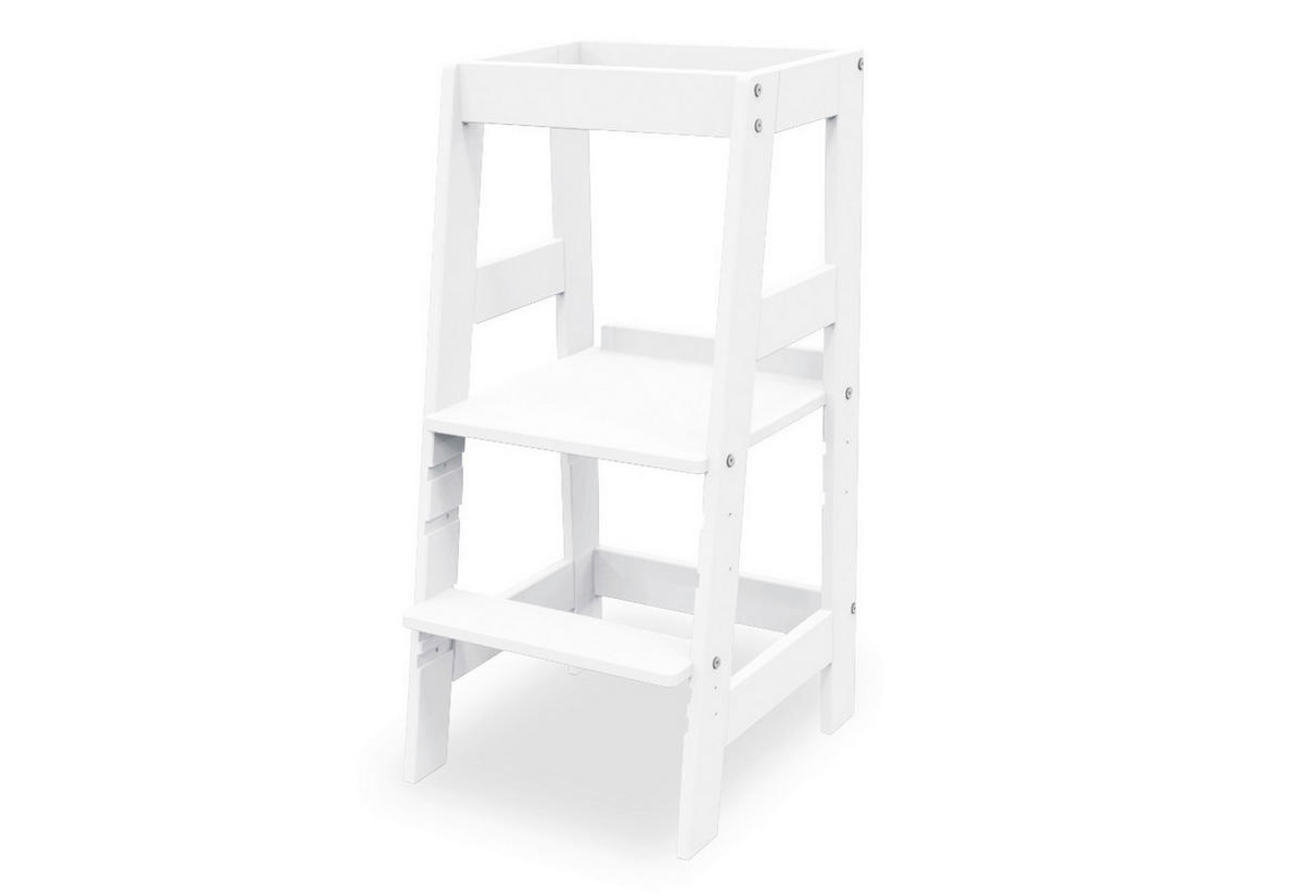 LERNTURM Pinolino Fino  - Weiß, Basics, Holz (40/85/47cm) - Pinolino