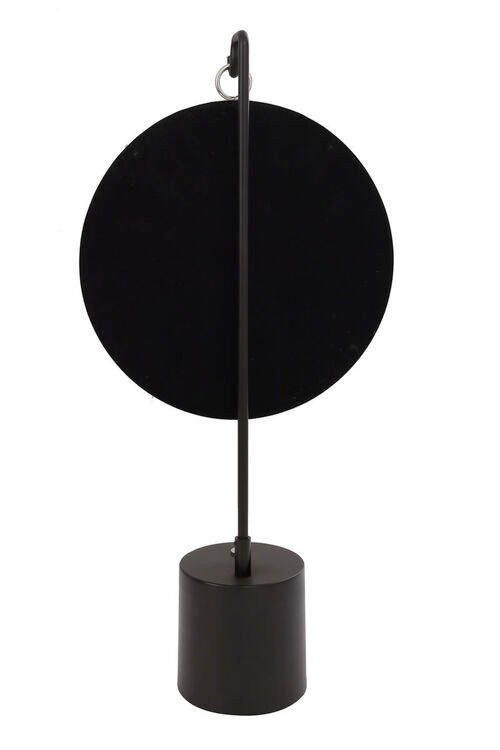 SCHMINKSPIEGEL 30/65/13 cm  - Silberfarben/Schwarz, Modern, Glas/Metall (30/65/13cm) - Kayoom