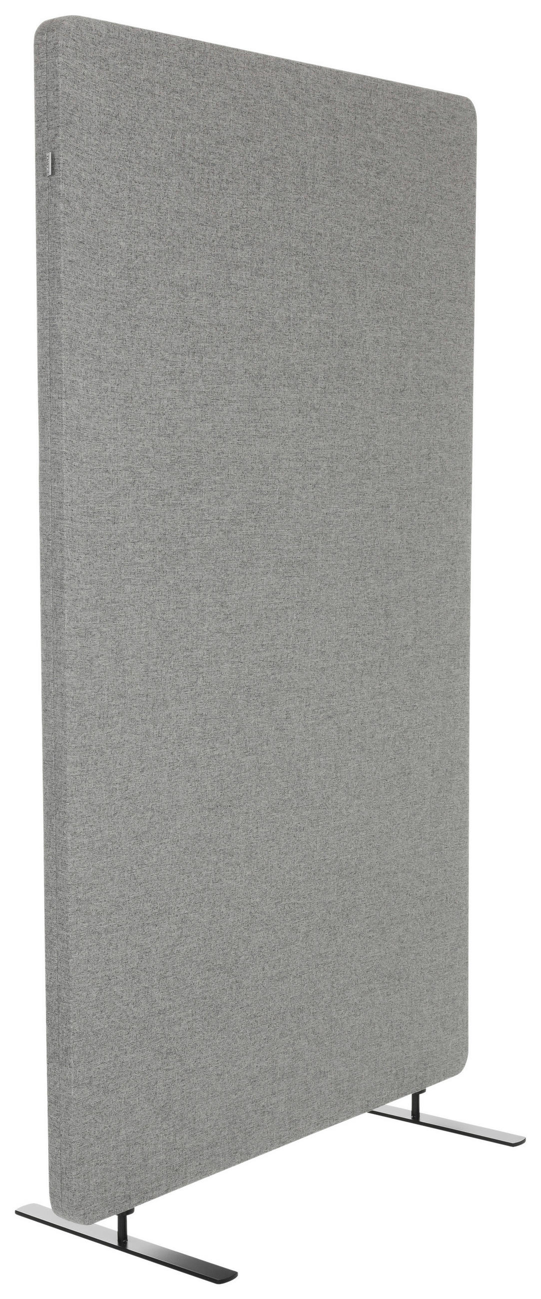 TRENNWAND Textil, Metall, Kunststoff Hellgrau  - Hellgrau, Basics, Kunststoff/Textil (80/142/35cm) - MID.YOU