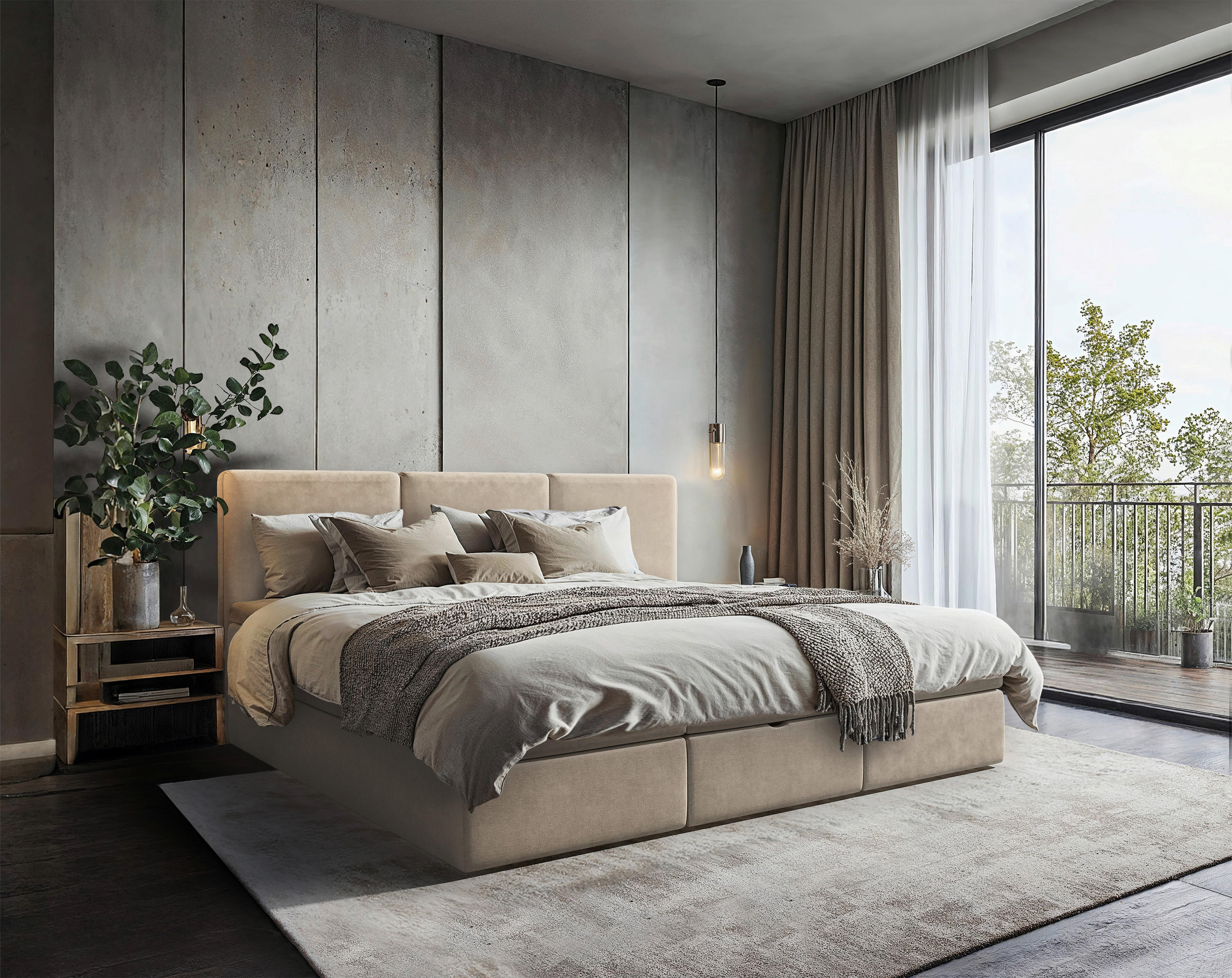 MID.YOU POSTEL PRO CELOU RODINU, 270/200 cm, béžová