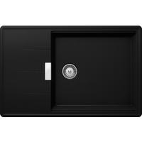 SPÜLE TIAD100LSAPUR  - Schwarz, Basics, Stein (78/50cm) - Schock