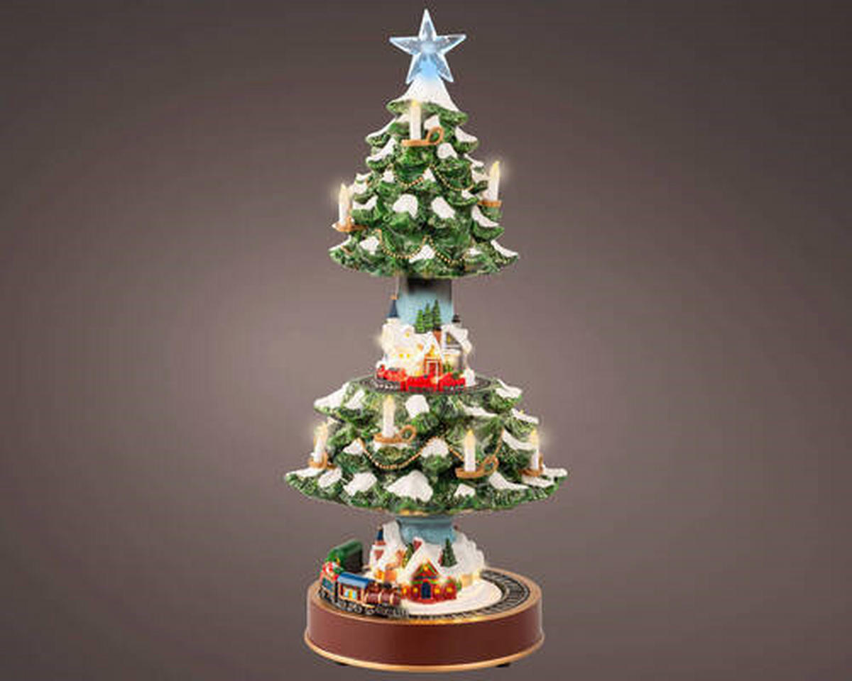 BOŽIČNA LED-FIGURICA - večbarvno, Basics, umetna masa (24,5/49cm)