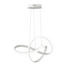 ZÁVĚSNÉ LED SVÍTIDLO - bílá, Design, kov/umělá hmota (59/29/59cm) - Ambiente ZÁVĚSNÉ LED SVÍTIDLO - bílá, Design, kov/umělá hmota (59/29/59cm) - Ambiente