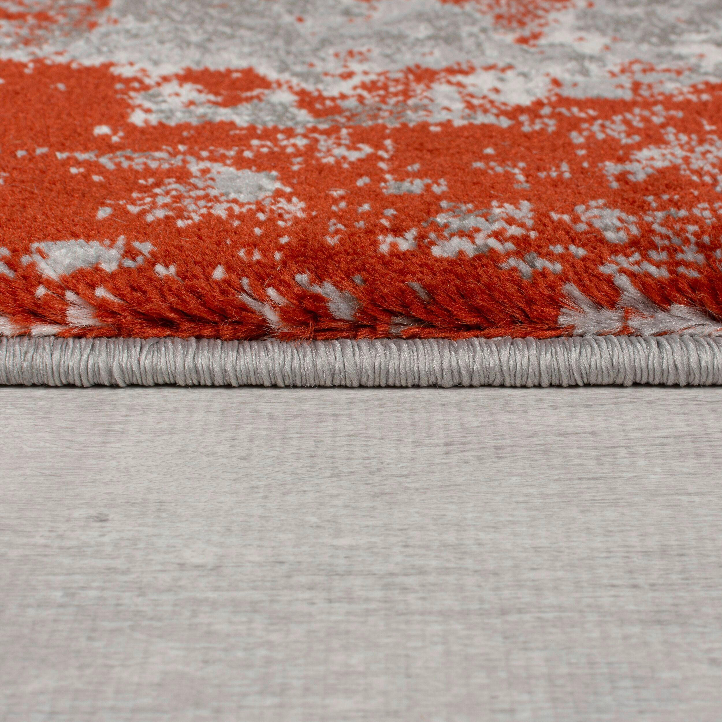 Thumbnail - Xora Webteppich Cocktail, Dunkelorange, Textil, Abstraktes, rechteckig, 200x290 cm, Reach, AZO-frei, für Fußbodenheizung...
