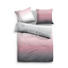BETTWÄSCHE Satin Hellgrau, Hellrosa, Weiß 155/220 cm - Hellrosa/Hellgrau, Basics, Textil (155/220cm)